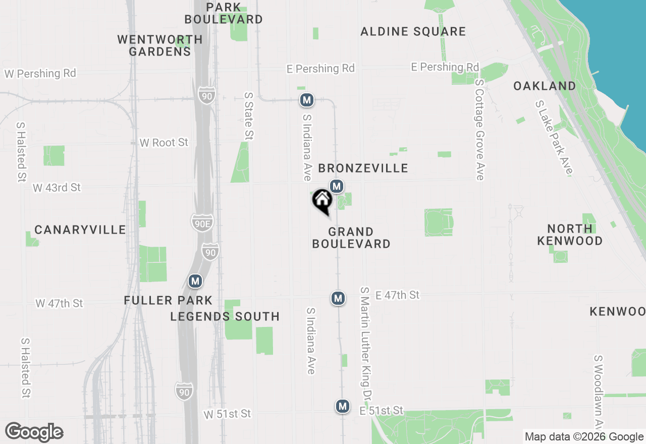 Map of 4420 S Prairie Avenue #1, Chicago, IL 60653