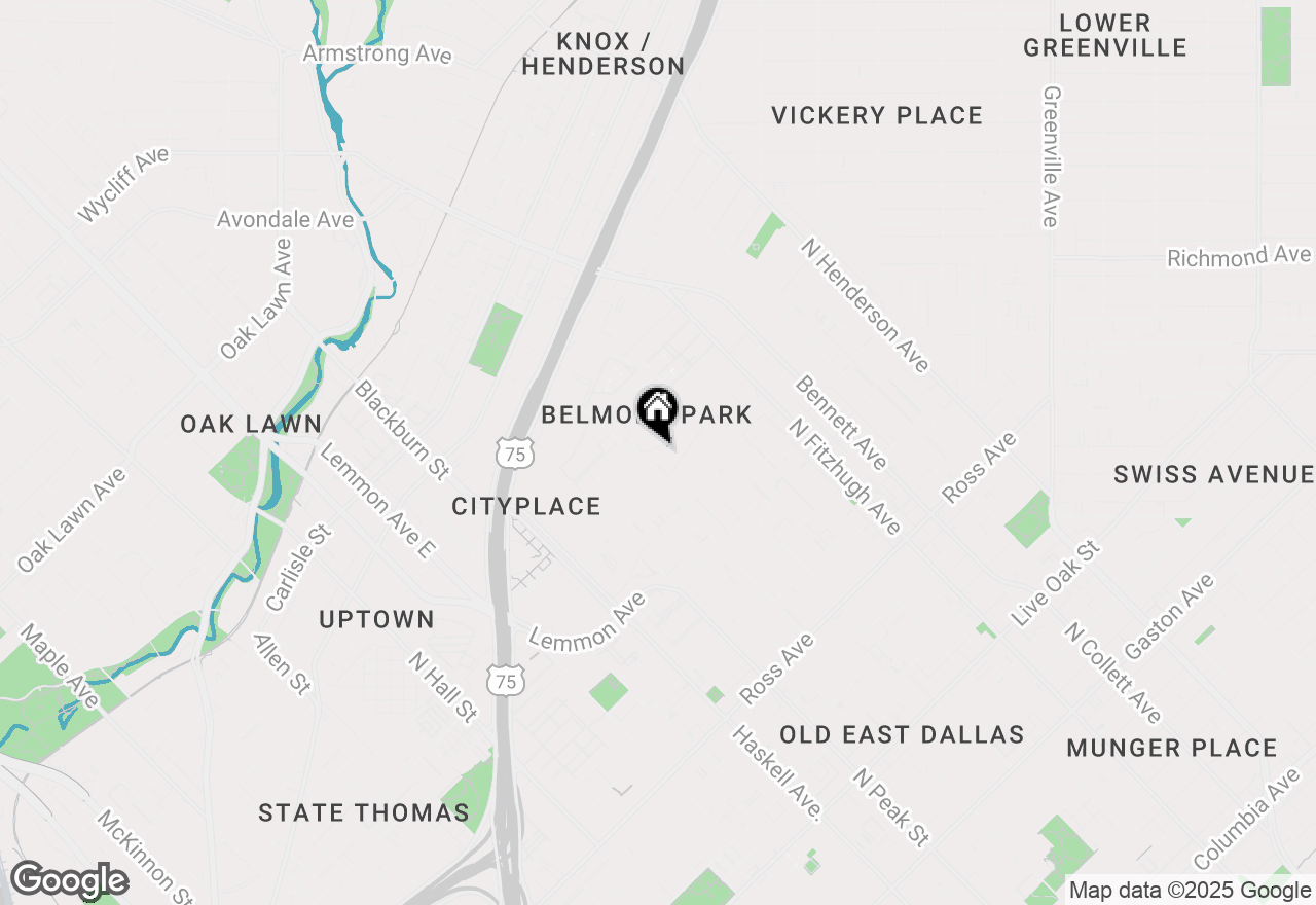 Map of 4517 Weldon Street, Dallas, TX 75204