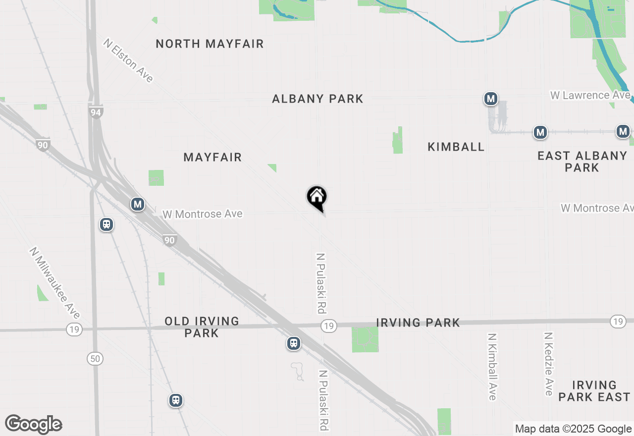 Map of 4346 N Pulaski Road #C, Chicago, IL 60641
