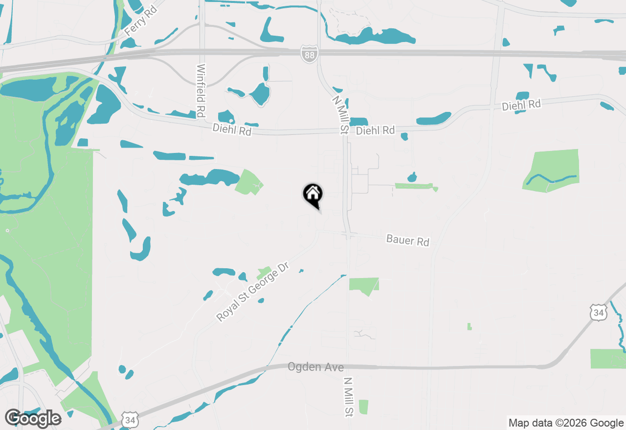 Map of 1535 Wedgefield Circle #1535, Naperville, IL 60563