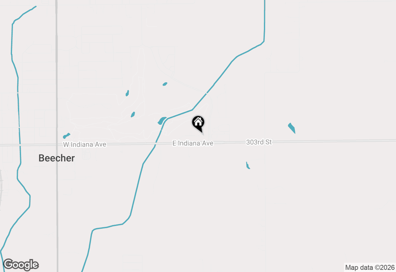 Map of 370 Sunset Boulevard, Beecher, IL 60401
