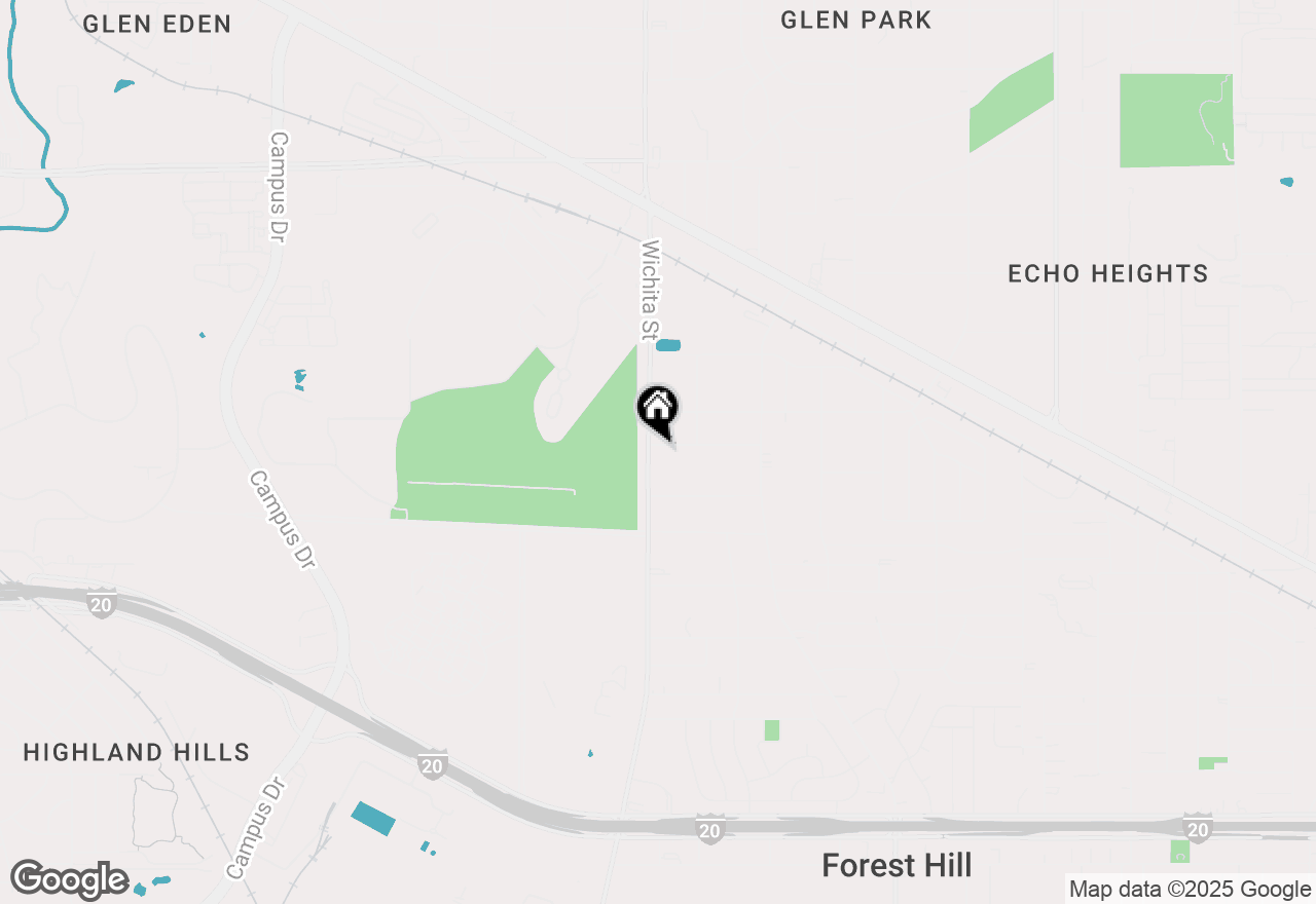 Map of 5801 Wichita Street, Forest Hill, TX 76119