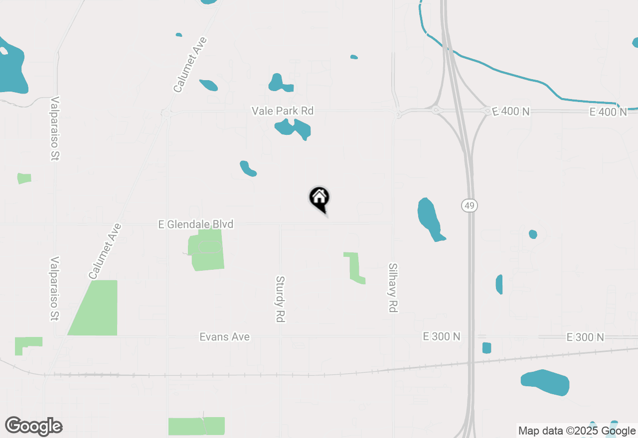 Map of 2207 E Glendale Boulevard, Valparaiso, IN 46383