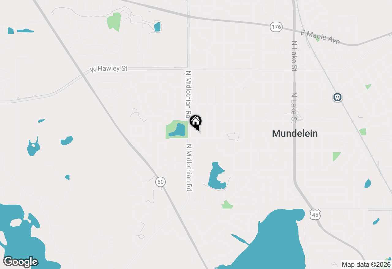 Map of 16 N Fairlawn Avenue, Mundelein, IL 60060