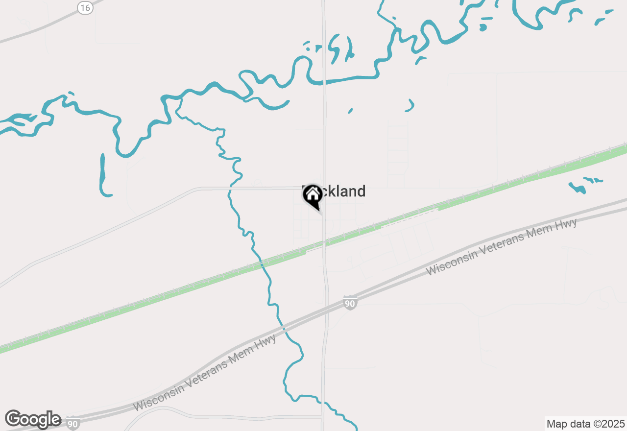 Map of 101 Oak St N, Rockland, WI 54653