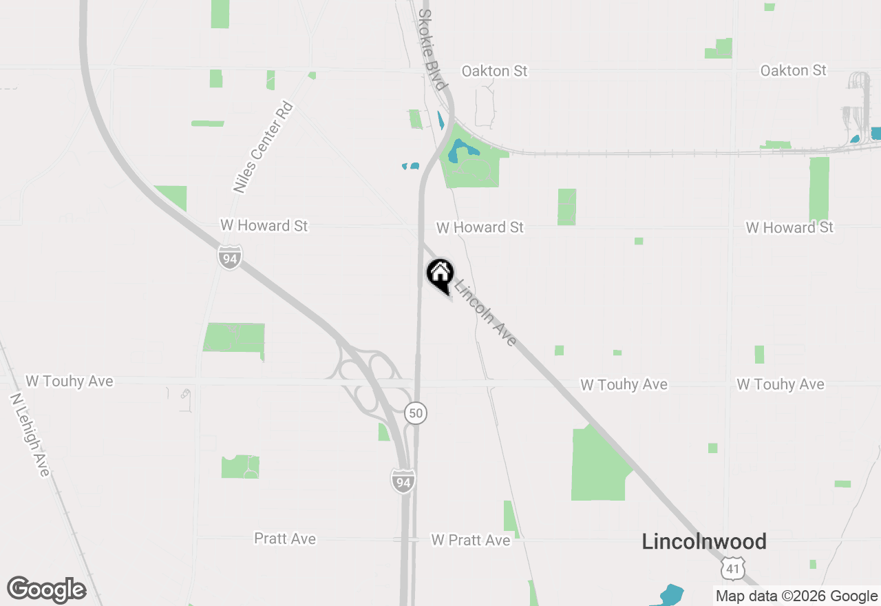 Map of 7404 Lincoln Avenue #B, Skokie, IL 60076