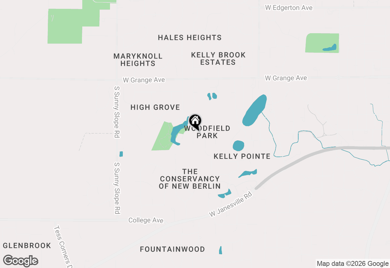 Map of 5770 S Golden Rain Ln, New Berlin, WI 53151