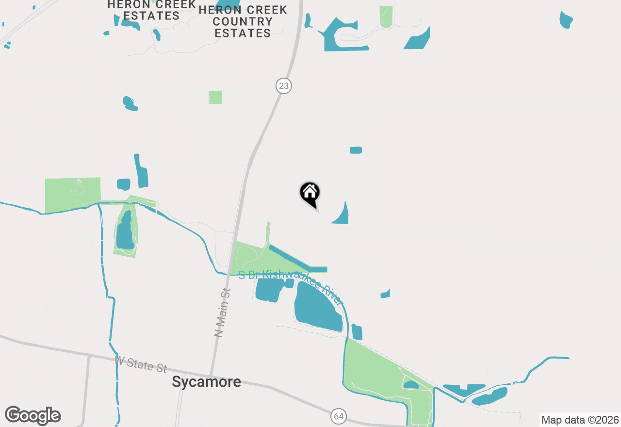 Map of 163 Jackson Boulevard, Sycamore, IL 60178