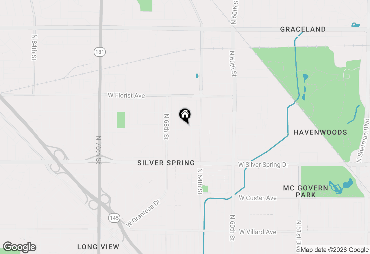 Map of 6530 W Carmen Ave #6532, Milwaukee, WI 53218