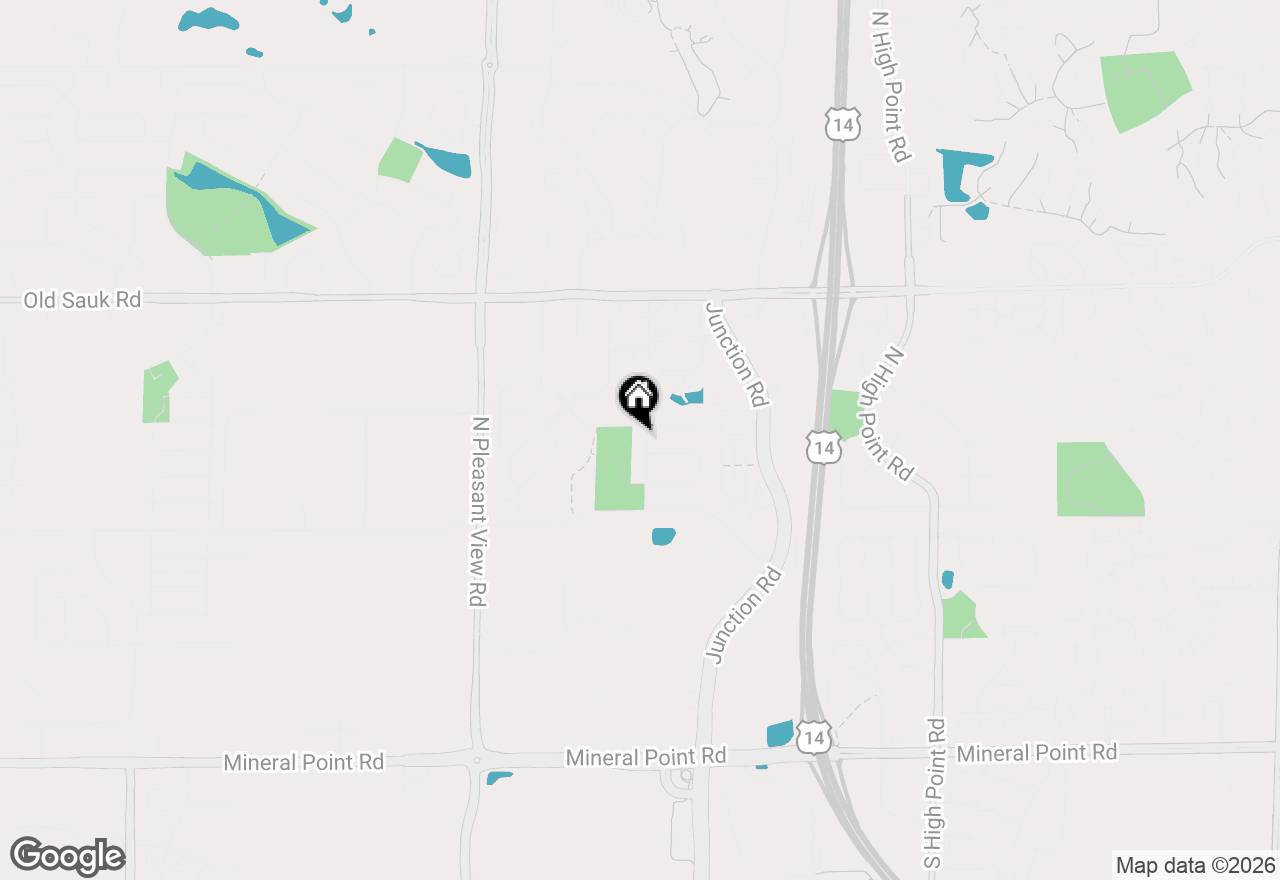 Map of 442 Augusta Drive, Madison, WI 53717