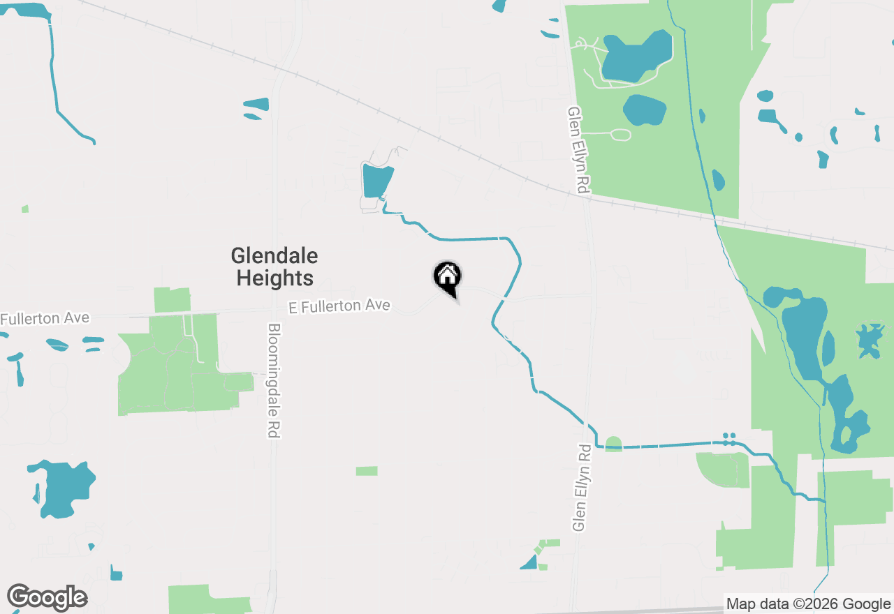 Map of 424 Mark Avenue, Glendale Heights, IL 60139