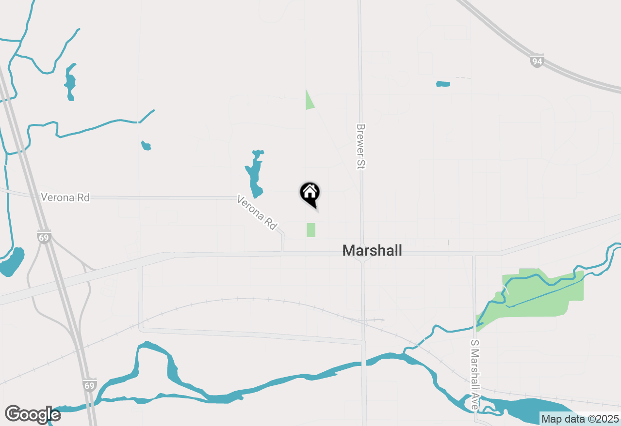 Map of 314 N Linden Street, Marshall, MI 49068