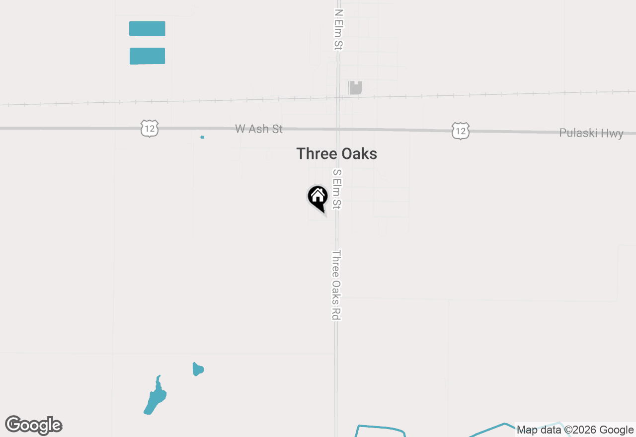 Map of 616 Magnolia Street, Three Oaks, MI 49128