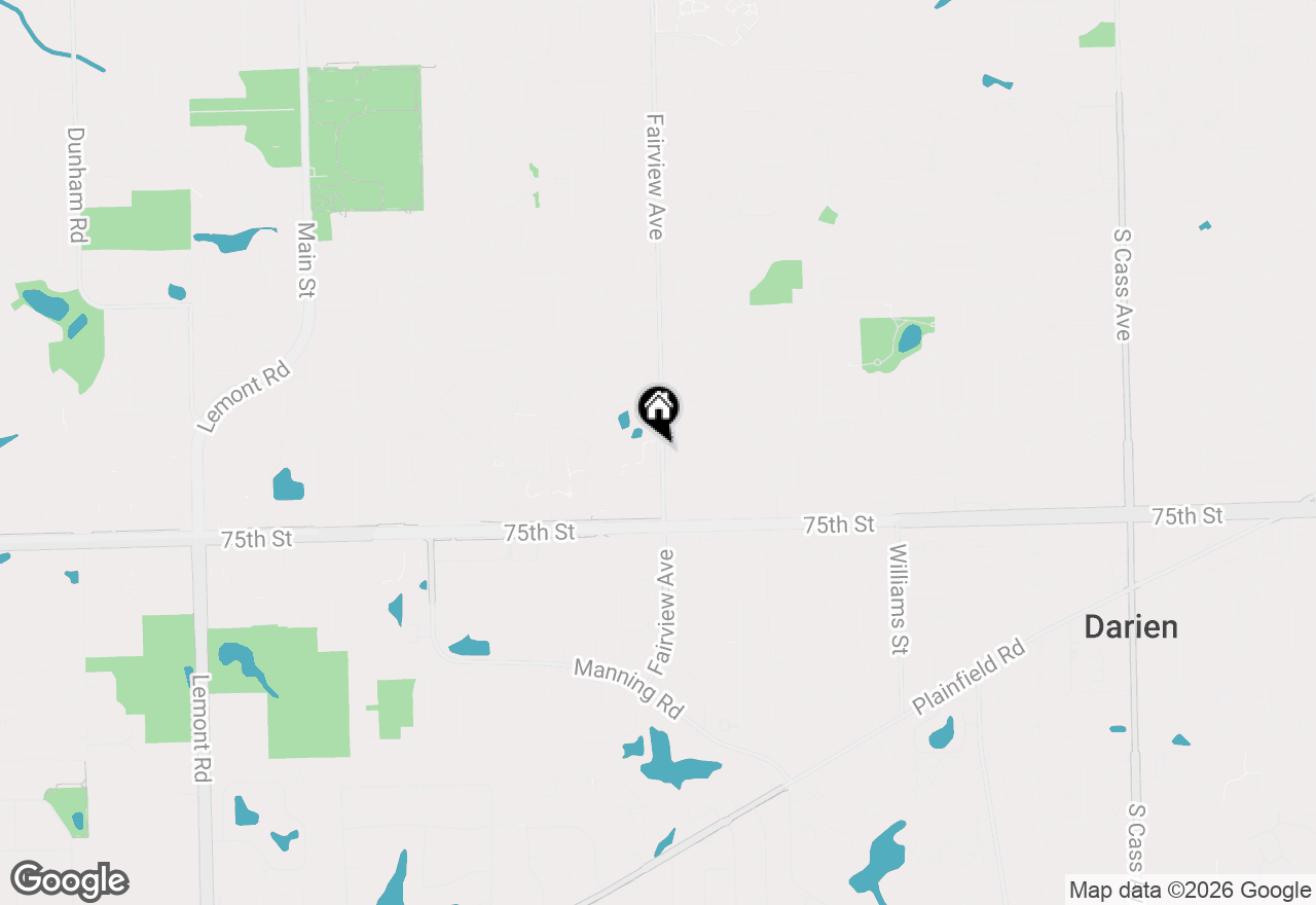 Map of 7360 Fairview Avenue #103, Downers Grove, IL 60516