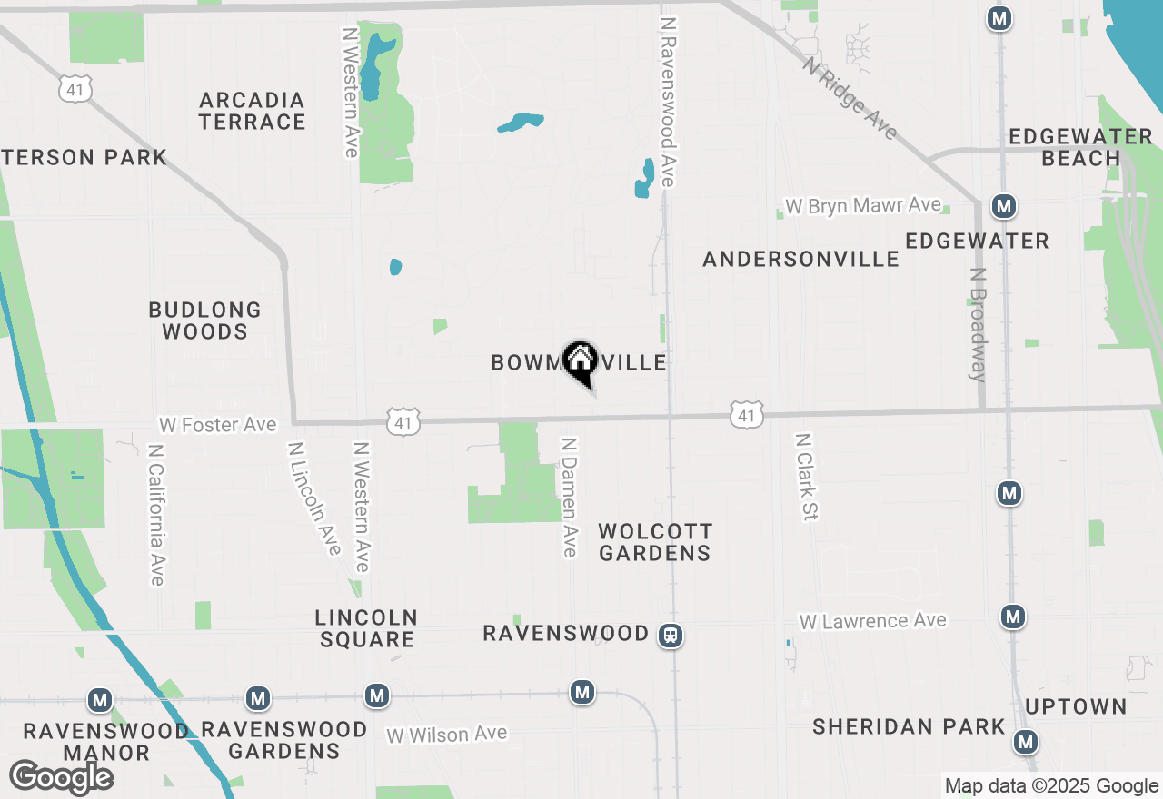 Map of 1961 W Farragut Avenue, Chicago, IL 60640