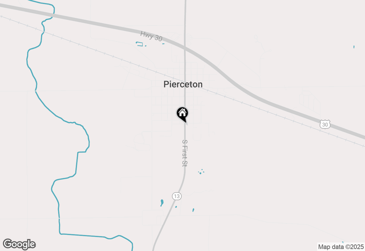 Map of 408 S First Street, Pierceton, IN 46562