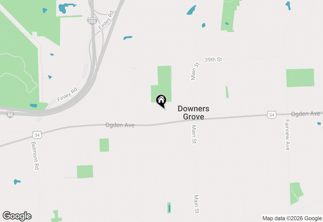 Map of 4250 Saratoga Avenue #L305, Downers Grove, IL 60515