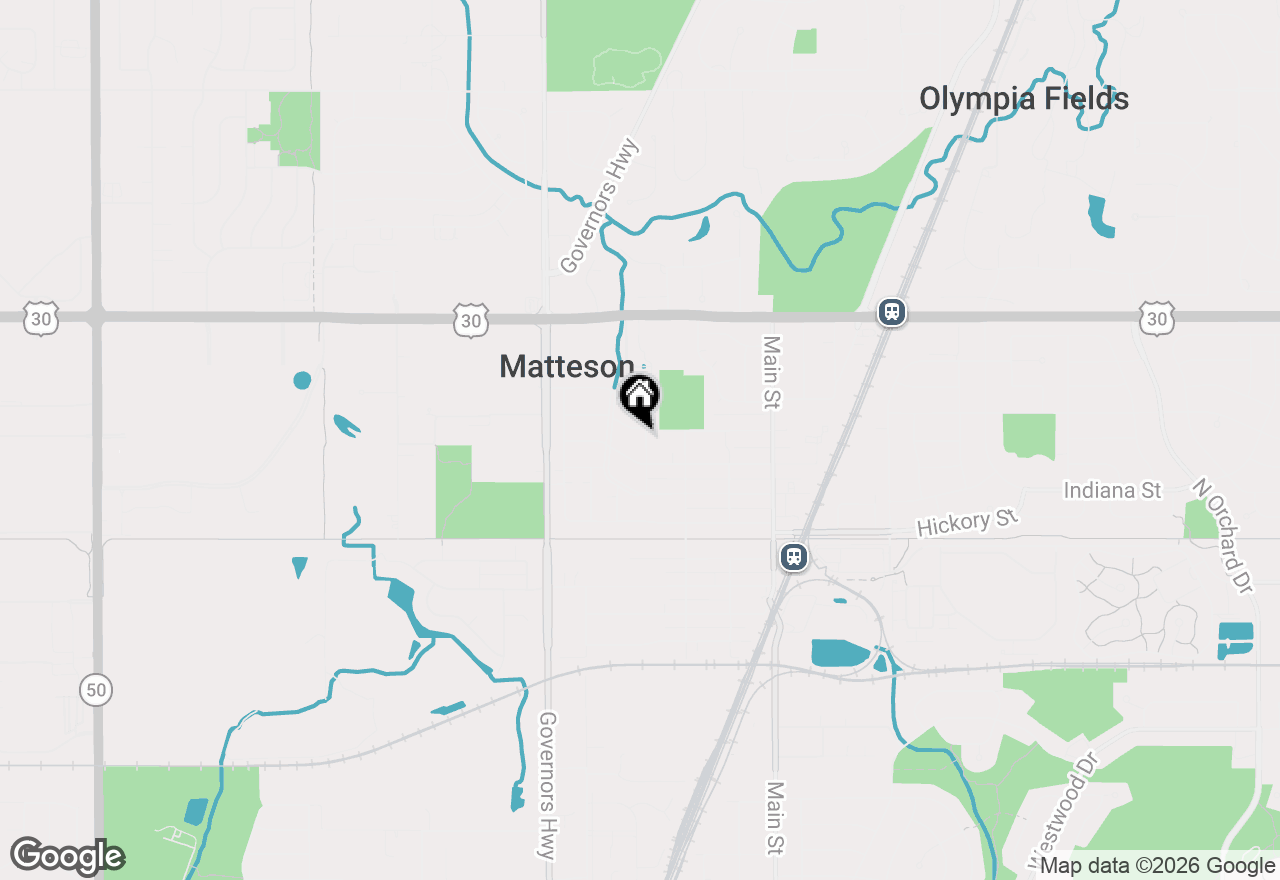 Map of 21308 Tower Avenue, Matteson, IL 60443