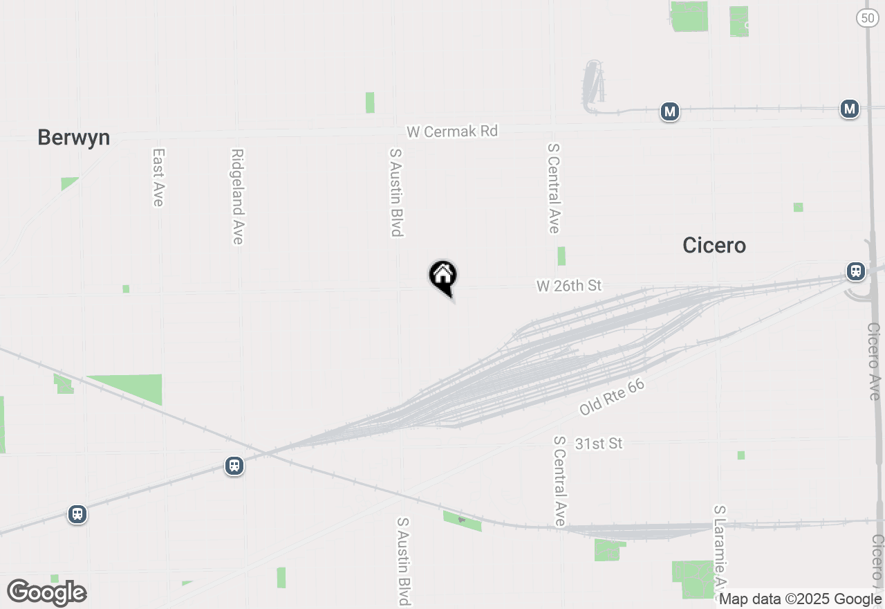 Map of 2621 S 59th Avenue, Cicero, IL 60804