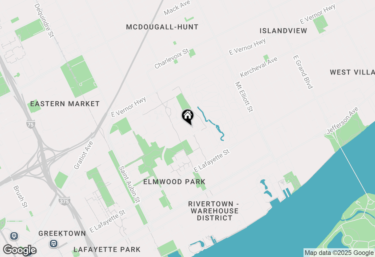 Map of 1830 Campau Farms Circle #123, Detroit, MI 48207
