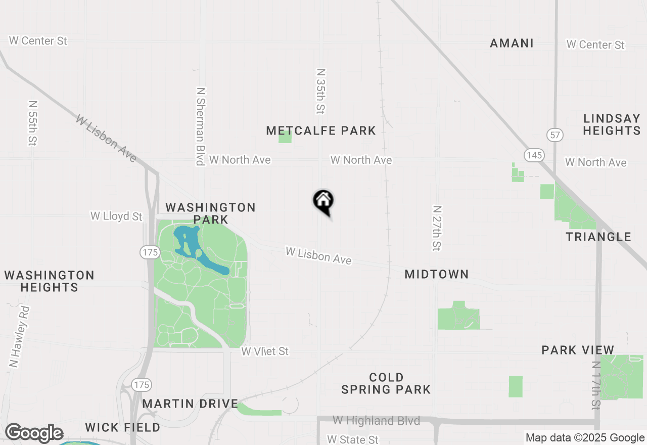 Map of 2008 N 35th St, Milwaukee, WI 53208