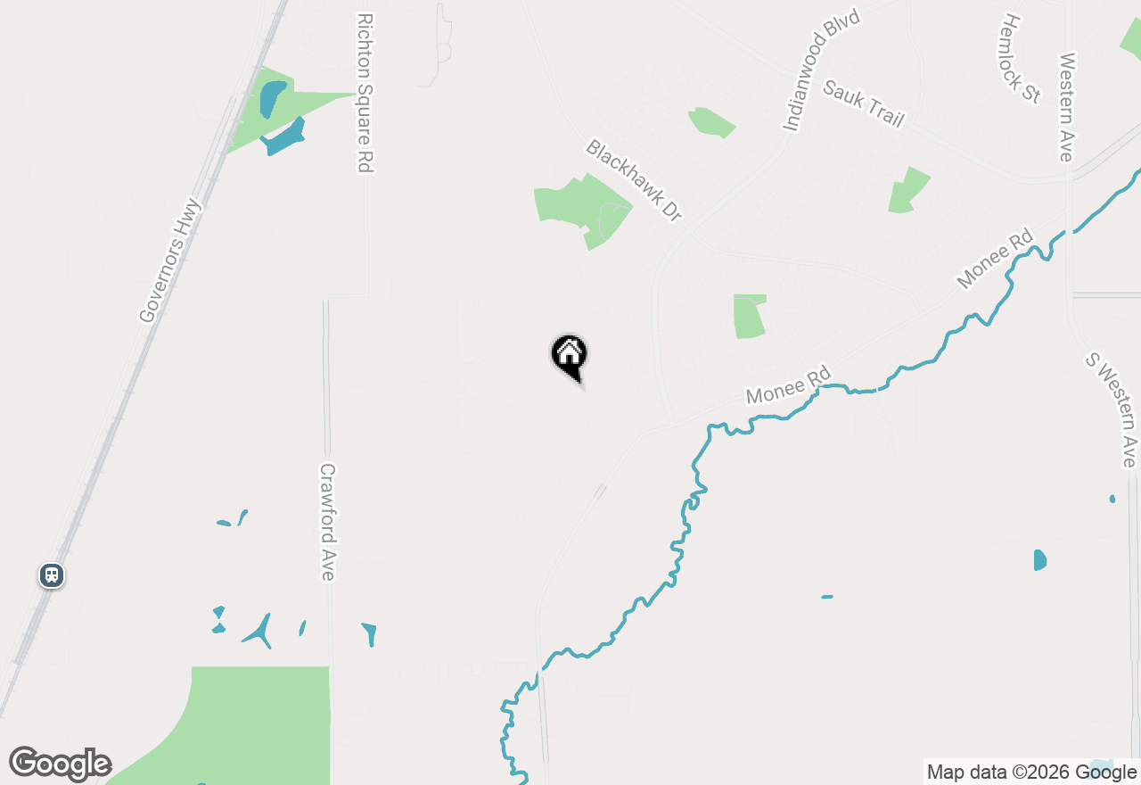 Map of 461 Titonka Street, Park Forest, IL 60466
