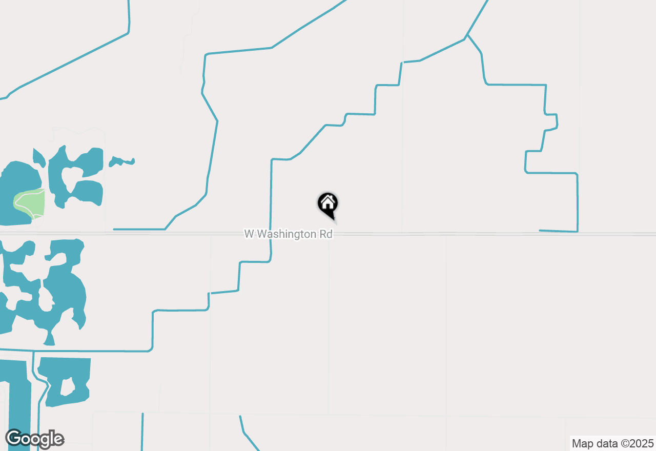Map of 7560 W Washington Road, Sumner, MI 48889