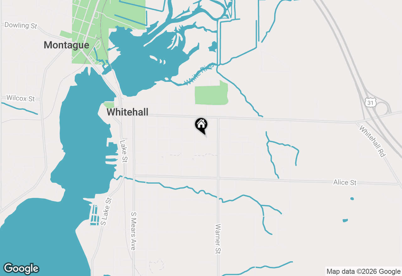 Map of 616 E Slocum Street, Whitehall, MI 49461