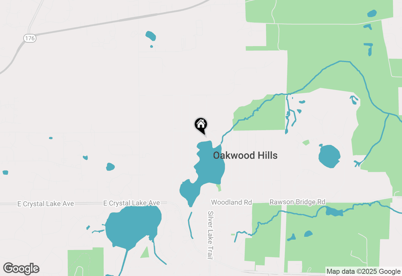Map of 218 N Shore Drive, Oakwood Hills, IL 60013