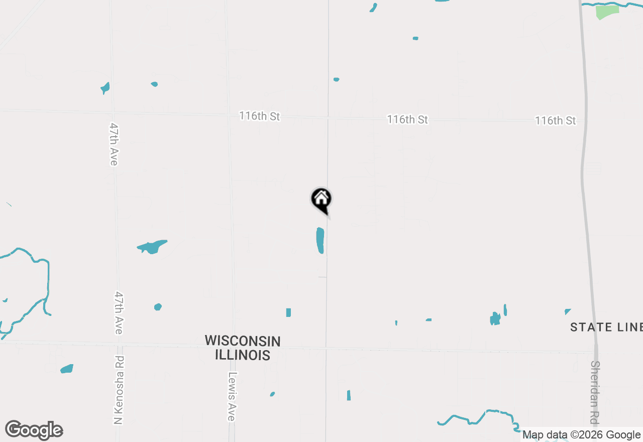 Map of 12135 32nd Ave, Pleasant Prairie, WI 53158