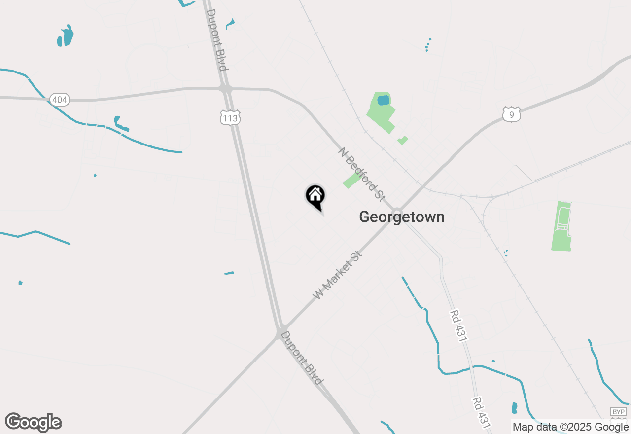 Map of 309 Robinson Street, Georgetown, DE 19947