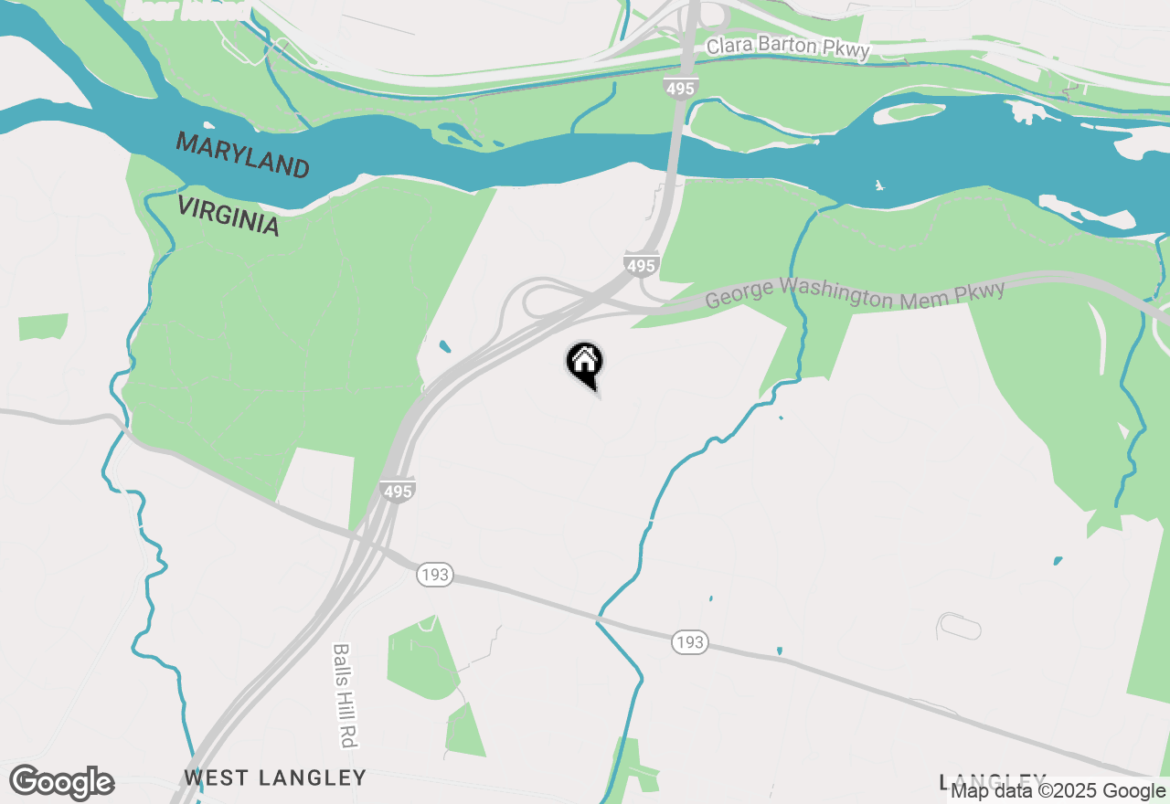 Map of 736 Lawton Street, Mclean, VA 22101