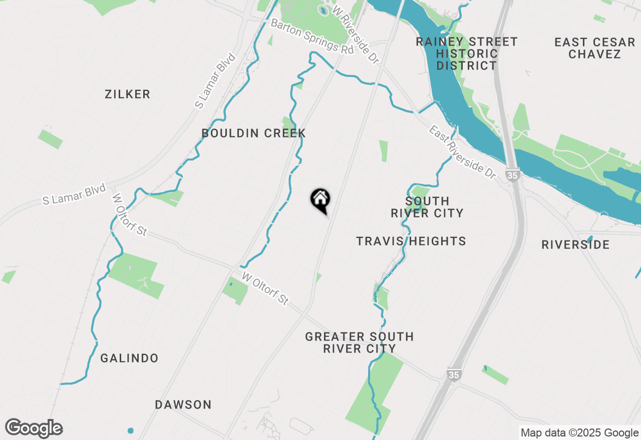 Map of 1809 Eva St, Austin, TX 78704