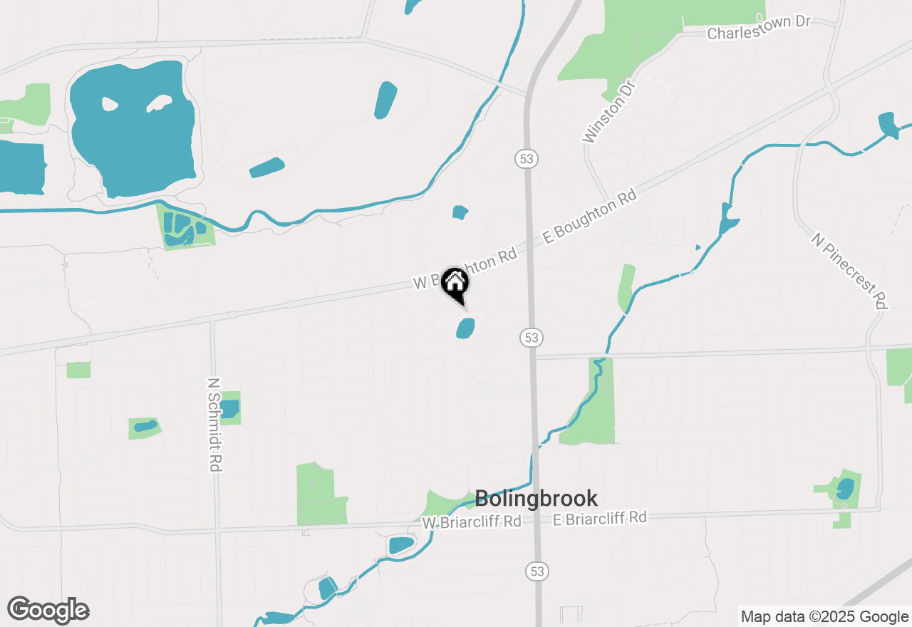 Map of 326 Lakeview Circle, Bolingbrook, IL 60440