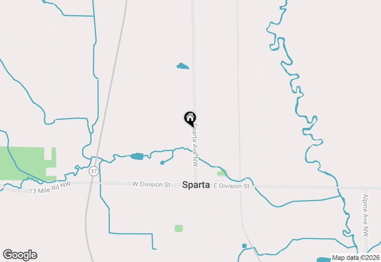 Map of 328 Doris Street Nw, Sparta, MI 49345