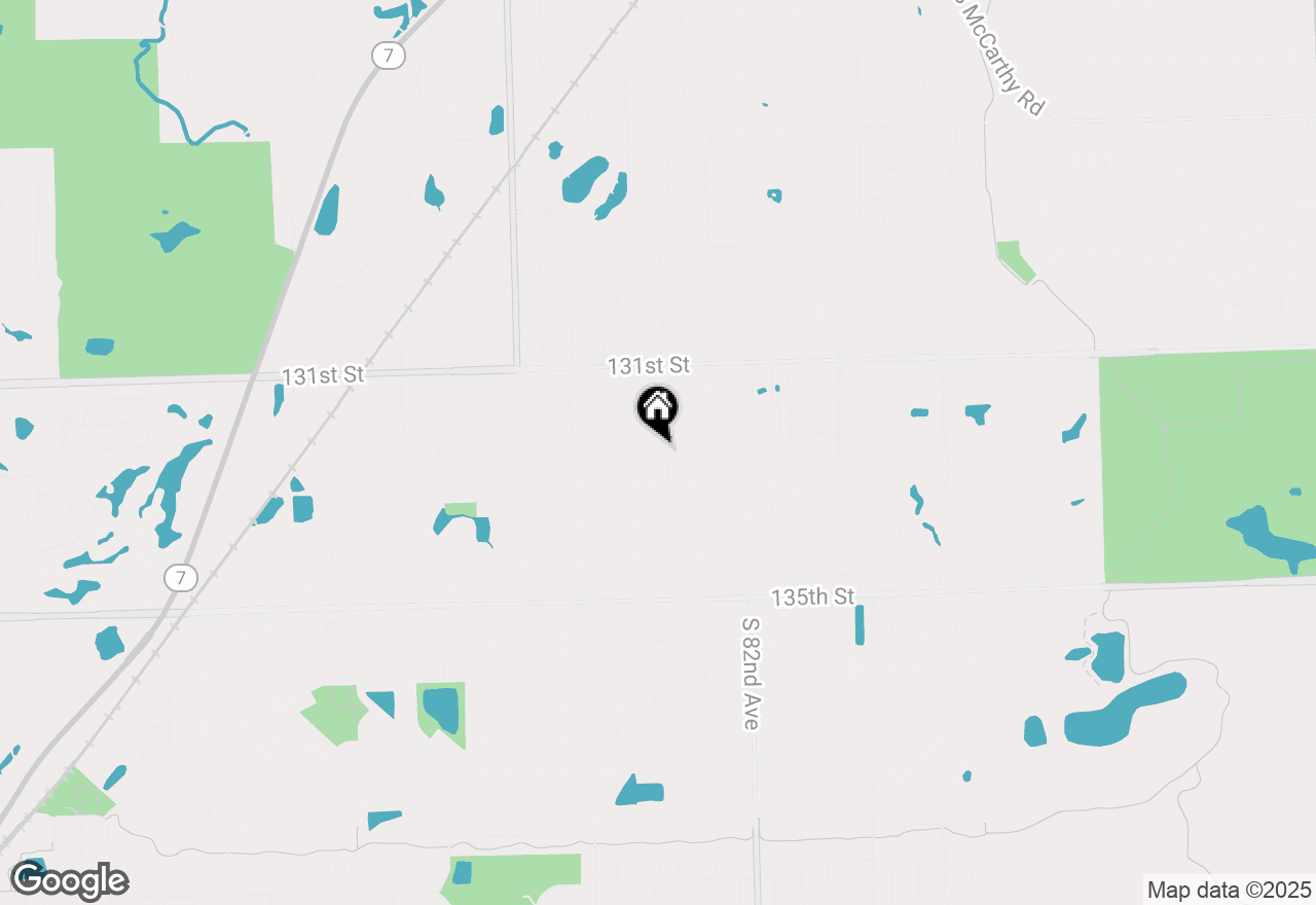 Map of 13235 Windward Trail, Orland Park, IL 60462