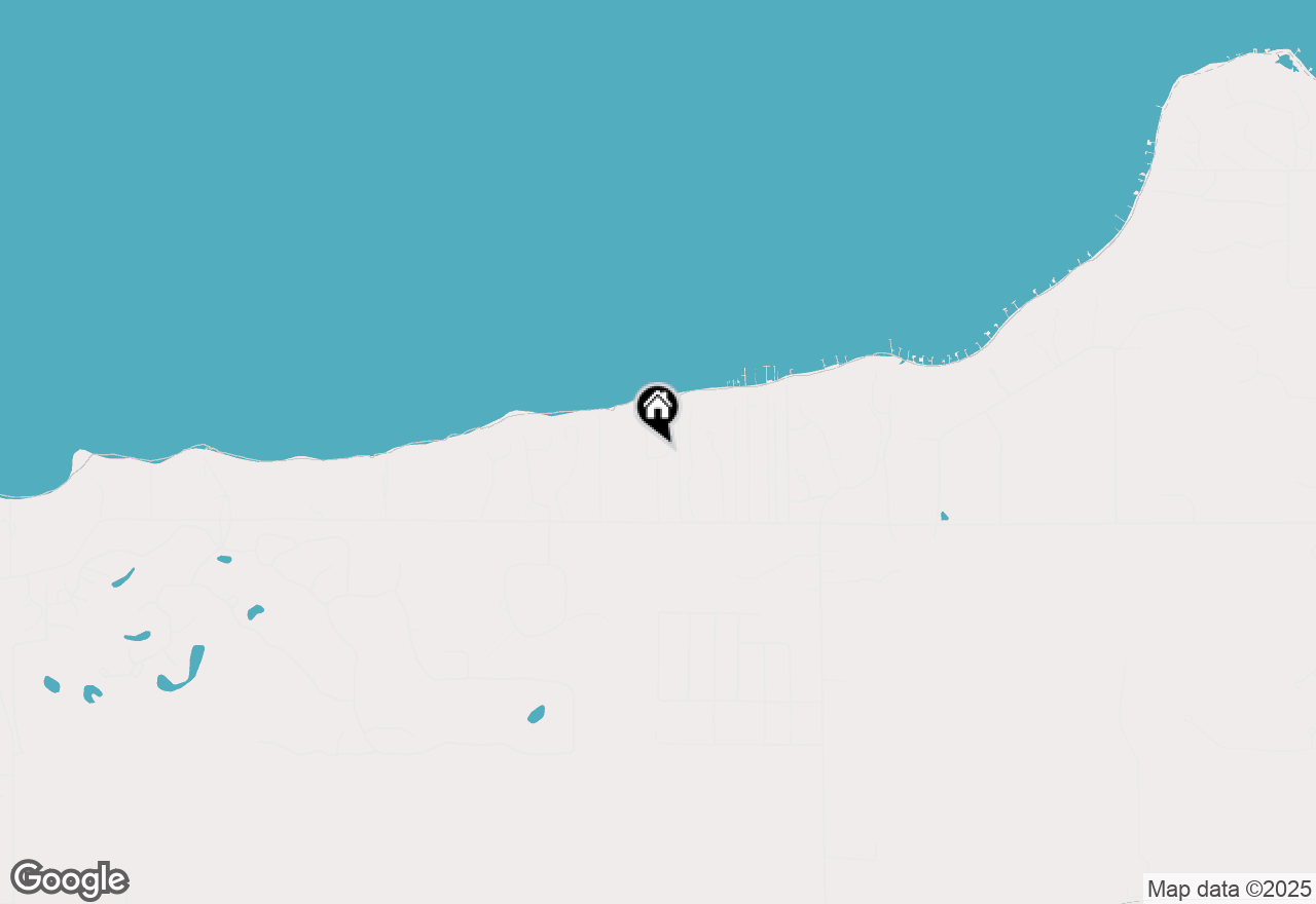 Map of N1524 Oak Shores St, Fontana, WI 53125