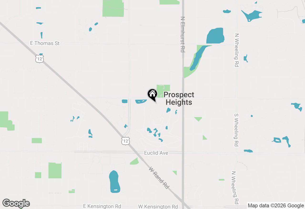 Map of 250 W Parliament Place #307, Mount Prospect, IL 60056