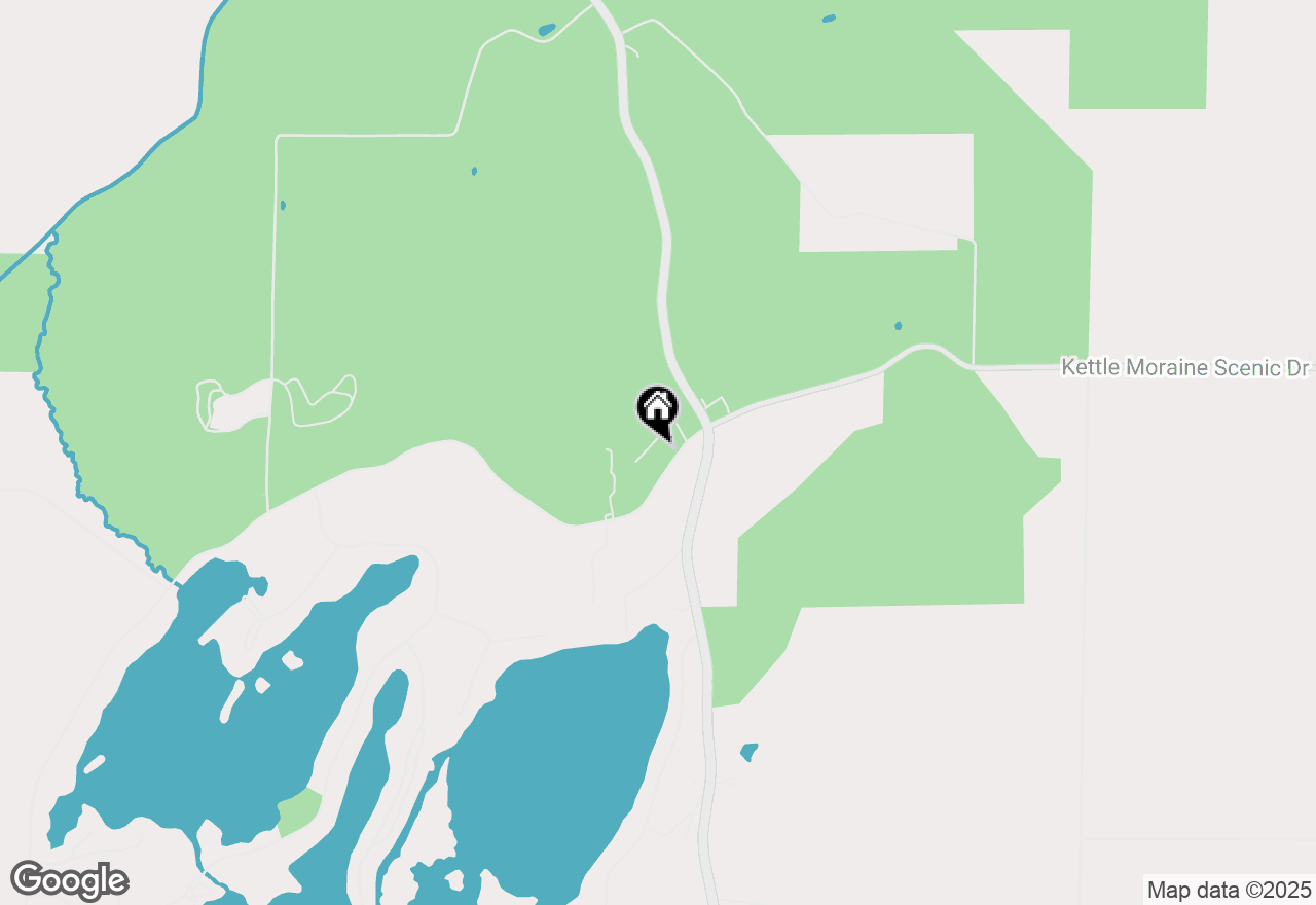 Map of W7677 Stacey Lane, Whitewater, WI 53190