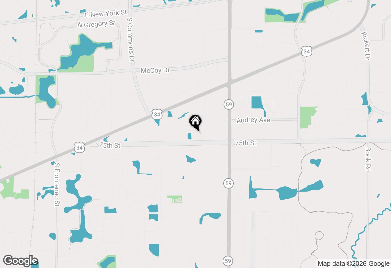 Map of 4325 Bayhead Court #2D, Aurora, IL 60504