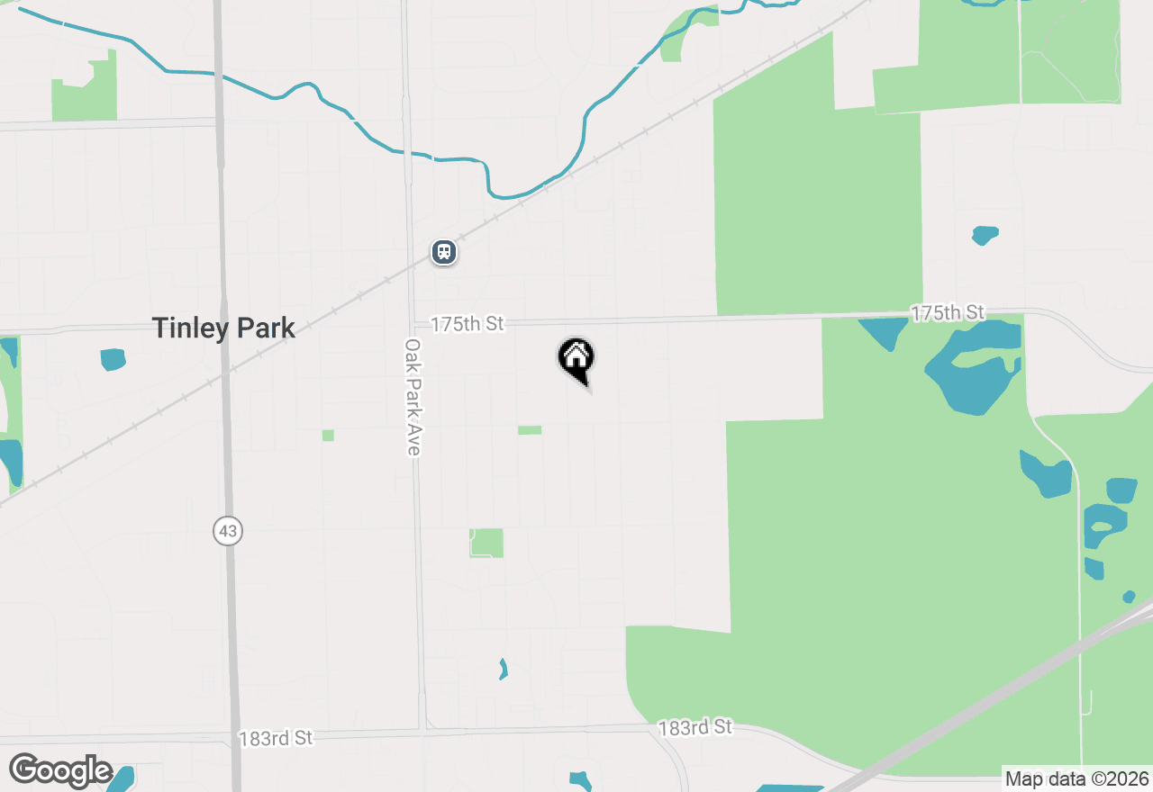 Map of 17627 S 65th Avenue, Tinley Park, IL 60477