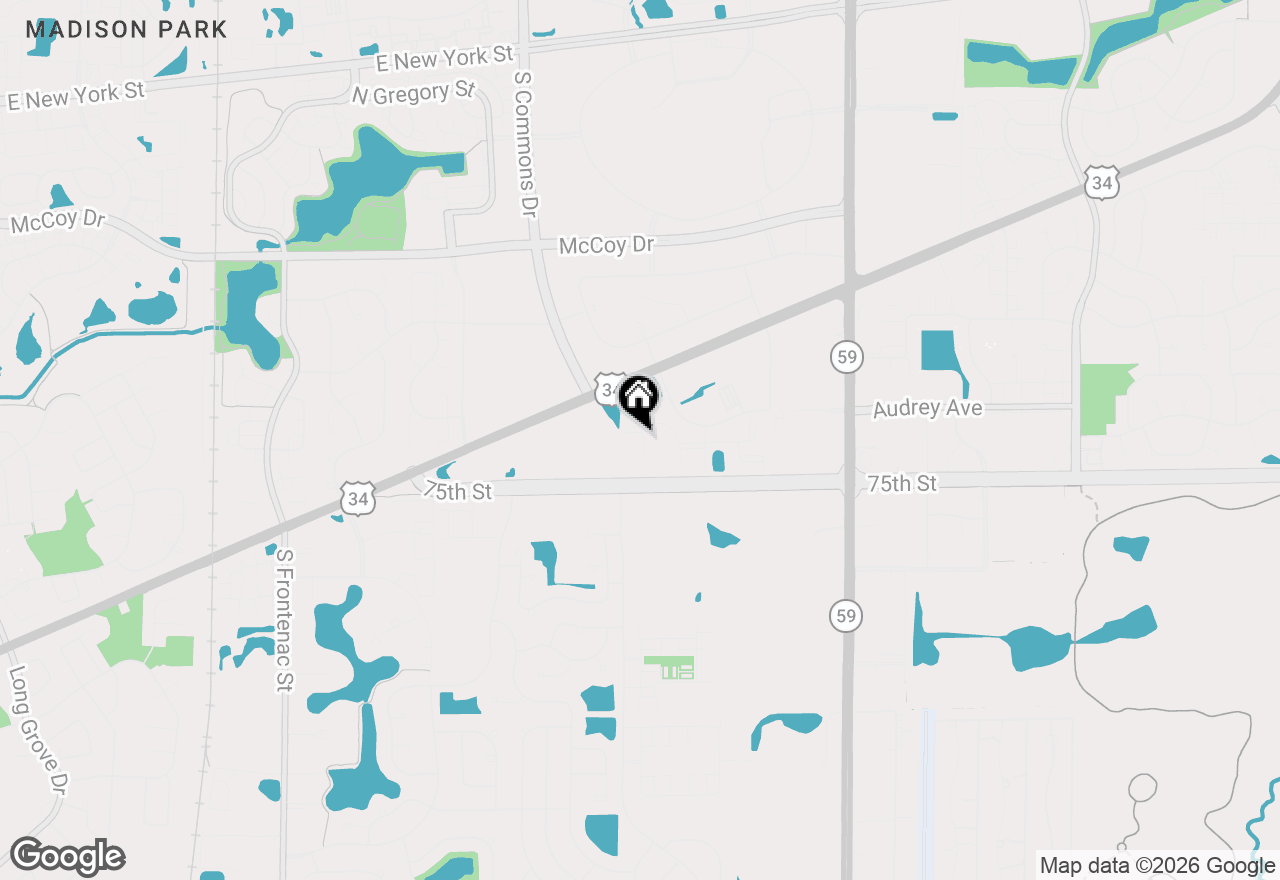 Map of 4124 Landing Drive #1C, Aurora, IL 60504