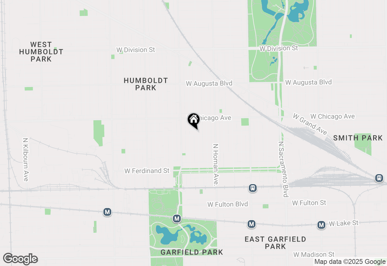 Map of 3514 W Huron Street, Chicago, IL 60624