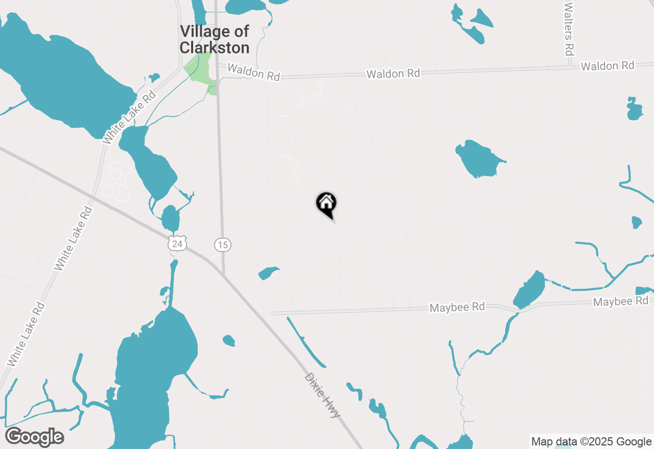 Map of 5872 Warbler Drive, Clarkston, MI 48346