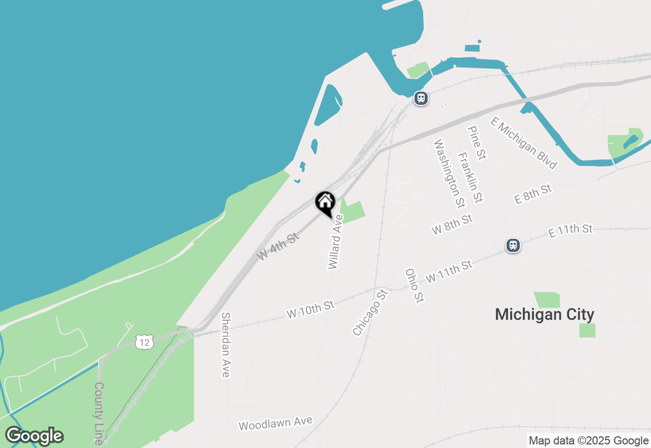 Map of 0 W 6th Street, Michigan City, IN 46360