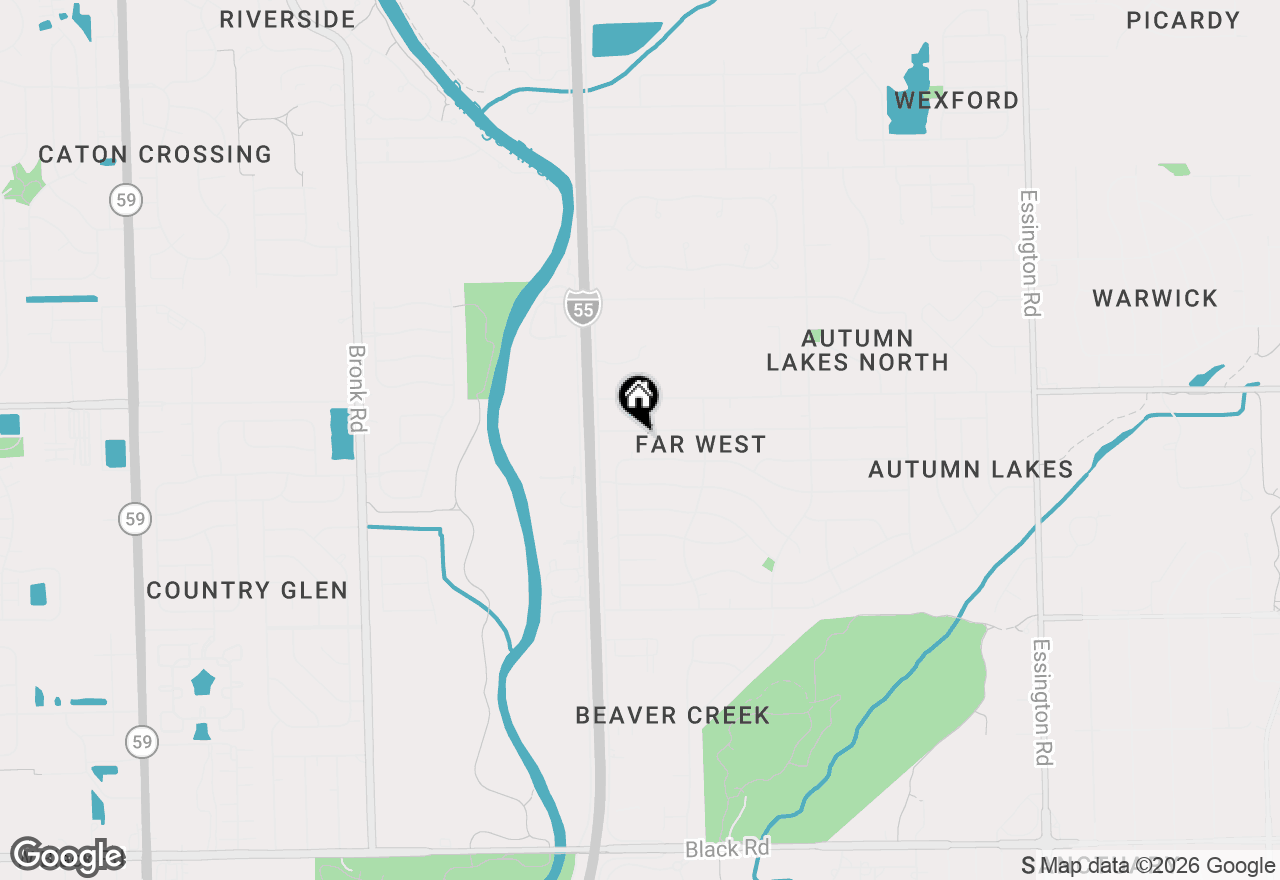 Map of 3906 Leominster Avenue, Joliet, IL 60431