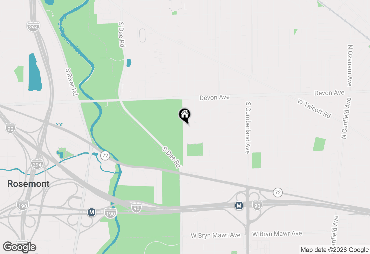 Map of 1406 S Western Avenue, Park Ridge, IL 60068