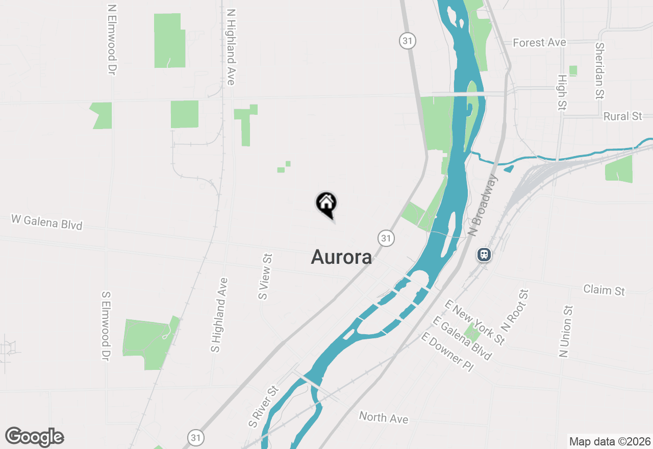 Map of 354 Spruce Street #5, Aurora, IL 60506