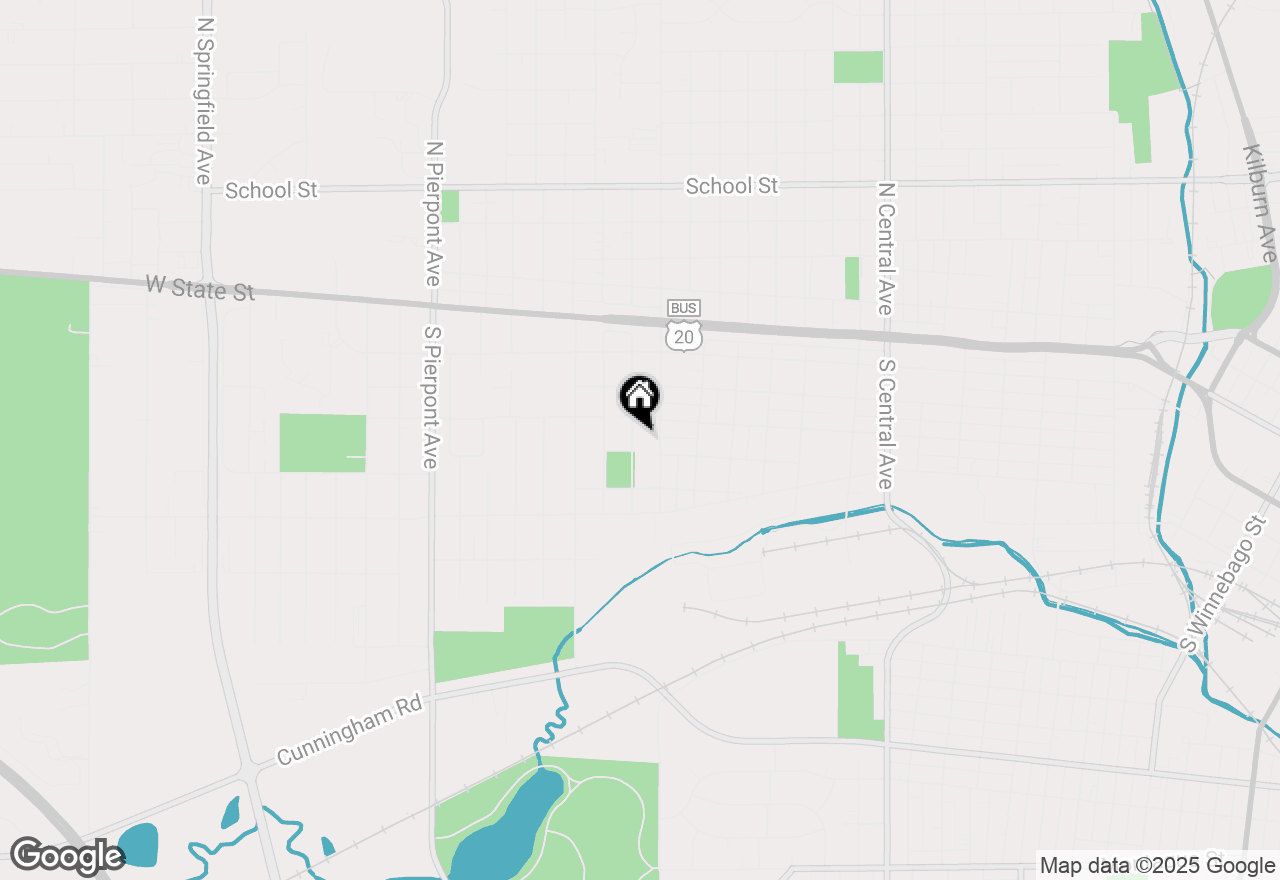 Map of 422 S Henrietta Avenue, Rockford, IL 61102