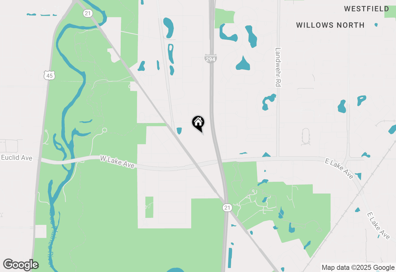Map of 3444 Salem Walk Drive, Northbrook, IL 60062